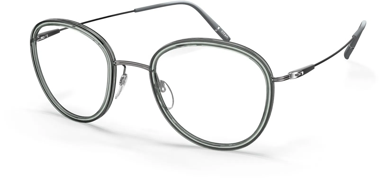 Silhouette Dynamics Colorwave Contour 5581 Eyeglasses - Ruthenium / Graphite - view 23